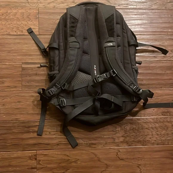 The North Face Black and Orange Backpack - Picture 4 of 6